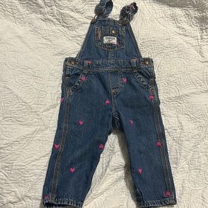 Baby heart overalls